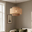Hanglamp Nirvia met bamboe kap - bruin