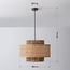 Hanglamp Nirvia met bamboe kap - bruin