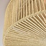 Plafondlamp Robian met kap van handgevlochten papiertouw - beige