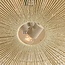Plafondlamp Robian met kap van handgevlochten papiertouw - beige