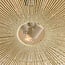 Plafondlamp Robian met kap van handgevlochten touw - beige