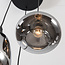 Moderne hanglamp met smoke glas, 3-lichts - Loua