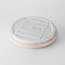 3-staps dimbare LED plafondlamp Corinda met marmerlook - wit