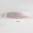 3-staps dimbare LED plafondlamp Corinda met donkere marmerlook - wit