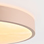3-staps dimbare LED plafondlamp Sarinda met marmerlook - taupe