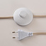 Staande lamp Corry met linnen kap - zandbeige