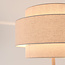 Staande lamp Corry met linnen kap - zandbeige