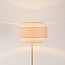 Staande lamp Corry met linnen kap - zandbeige