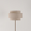 Staande lamp Corry met linnen kap - zandbeige