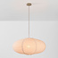Hanglamp Siara met linnen kap - naturel- Ø60