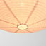Hanglamp Sikara met naturel linnen kap- Ø80