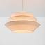 Hanglamp Blomia met gelaagde linnen kap - naturel