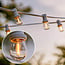 Prikkabel set met 1 watt LED filament lampen met witte prikkabel