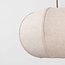 Hanglamp Medina met 5 linnen kappen - Taupe