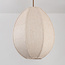 Hanglamp Jelina met 3 linnen kappen - taupe