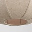 Hanglamp Stefia met grote beige linnen kap - taupe