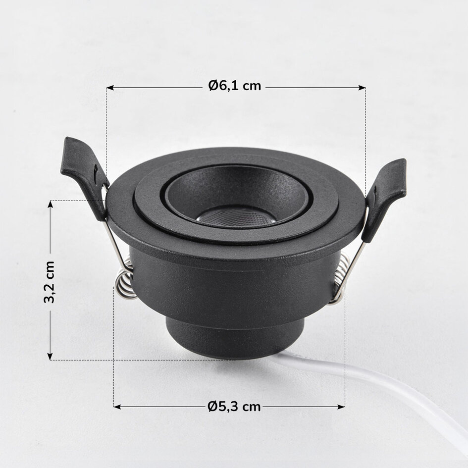 Inbouwspot Adam van 4 watt met dim-to-warm functie UGR<15