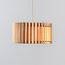 Hanglamp Vyra met houten kap - naturel