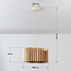 Hanglamp Vyra met houten kap - naturel