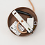 Hanglamp Vyra met houten kap - walnoot