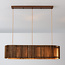 Hanglamp Hema met houten kap - walnoot