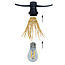 Prikkabel set inclusief kappen in lichte naturel rotanlook, verkrijgbaar met verschillende LED lampen