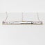 Hanglamp Flari met 3 kappen van travertin en amber glas - beige