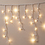 IJspegelverlichting koppelbaar | vanaf 3 meter | 114 LEDs | warm wit met twinkel | wit snoer | rubber