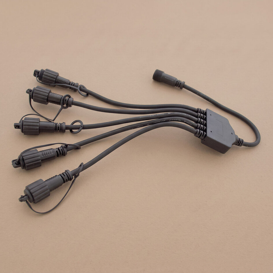 Accessoires voor kerstverlichting - zwart