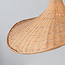 Hanglamp Flima met gevlochten bamboe - bruin