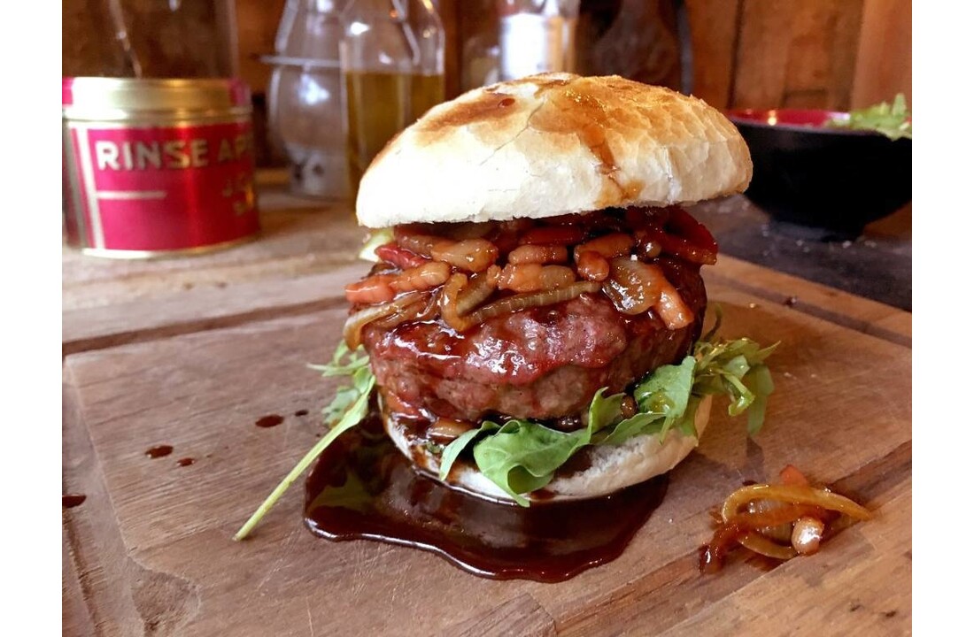 Black Angus hamburger