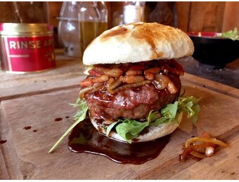 Black Angus hamburger