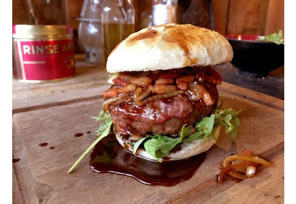 Black Angus hamburger