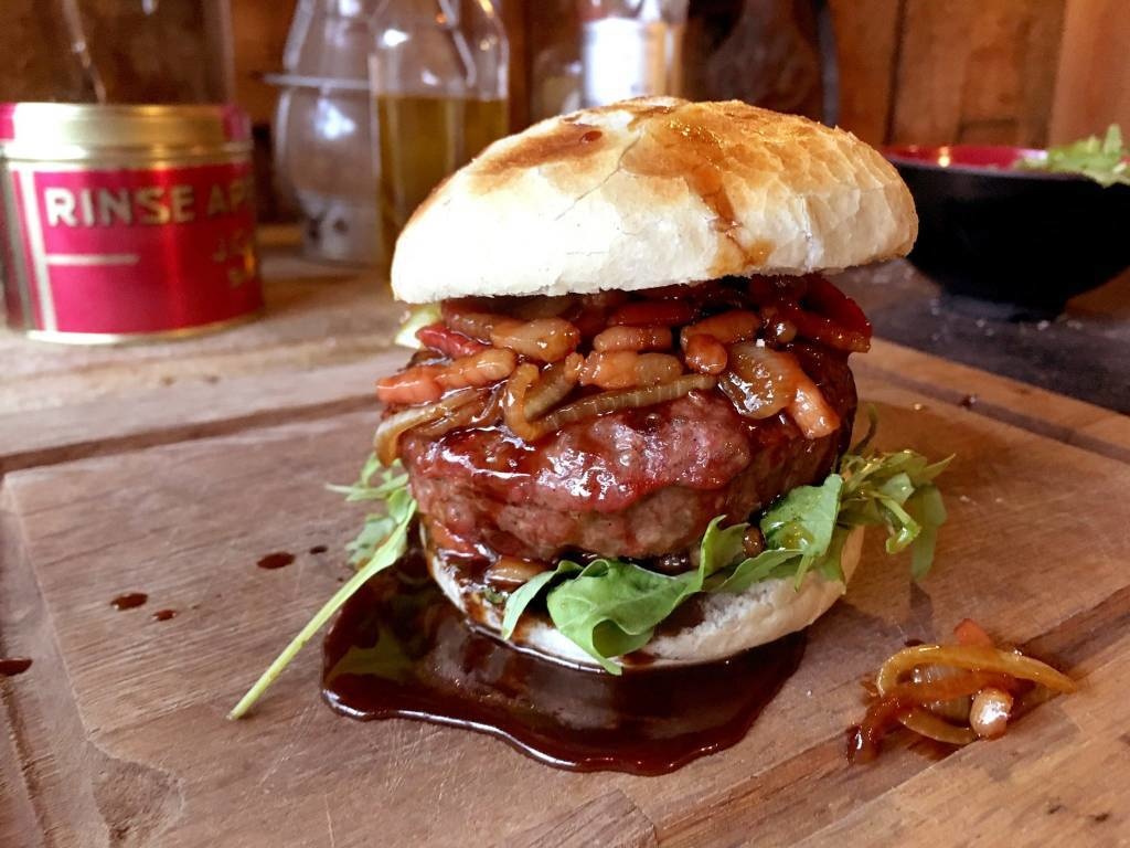 Black Angus hamburger