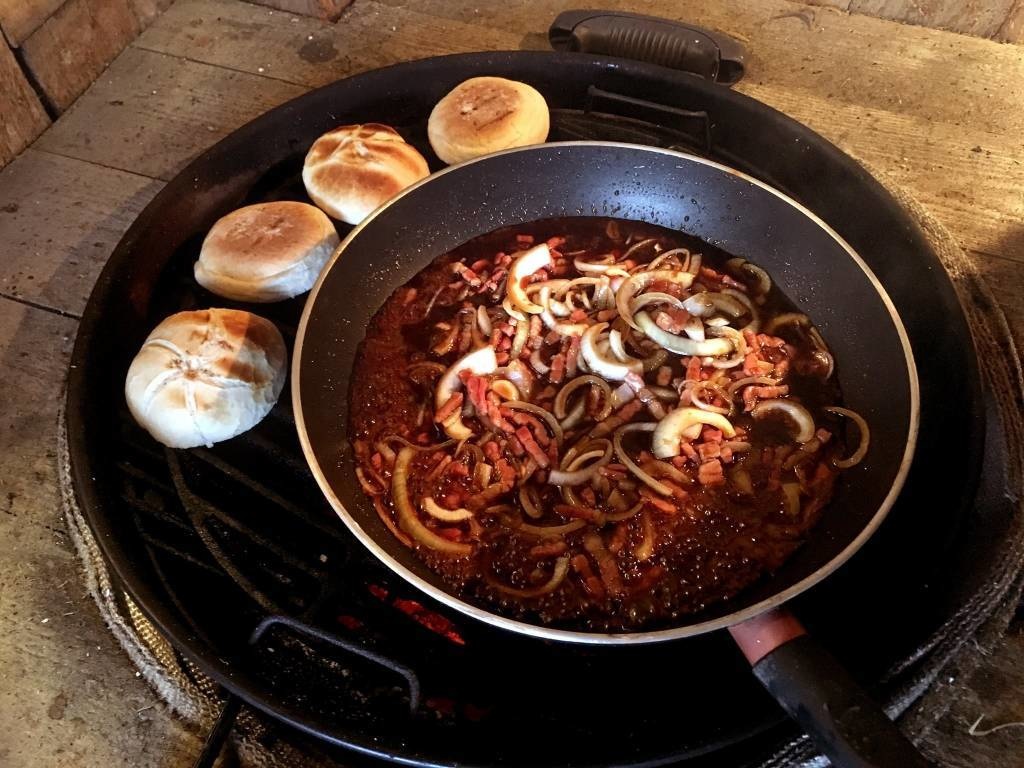 Black Angus hamburger