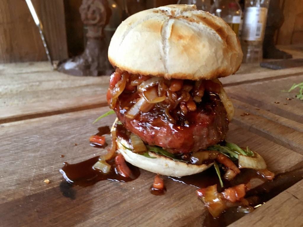 Black Angus hamburger