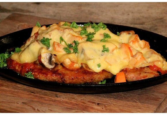 Schnitzel gepaneerd - bovenbil