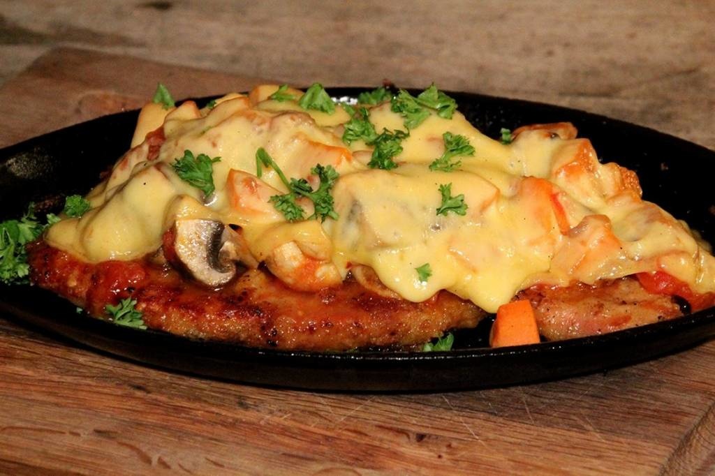 Schnitzel gepaneerd - bovenbil