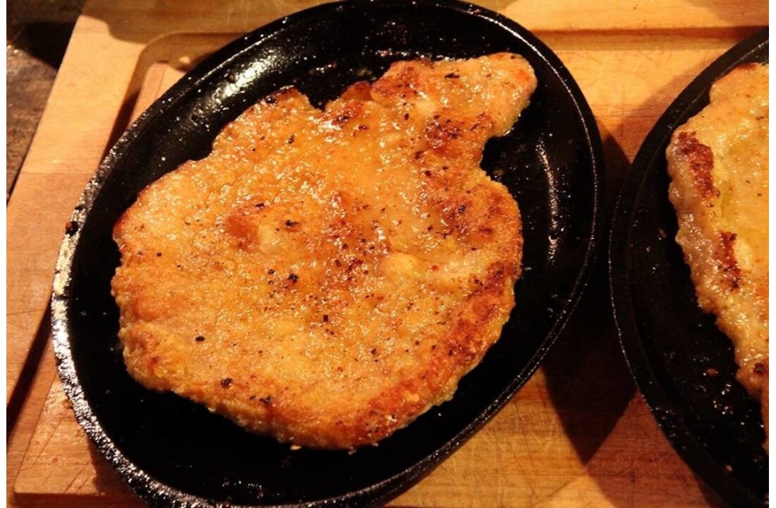 Schnitzel gepaneerd - bovenbil