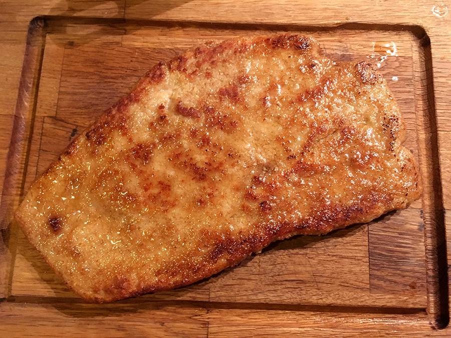 Schnitzel gepaneerd - bovenbil