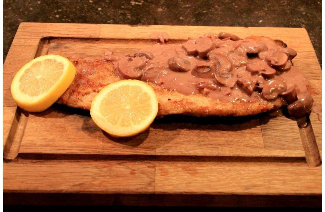 Schnitzel gepaneerd - bovenbil