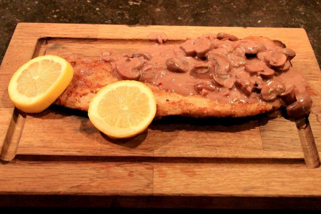 Schnitzel gepaneerd - bovenbil