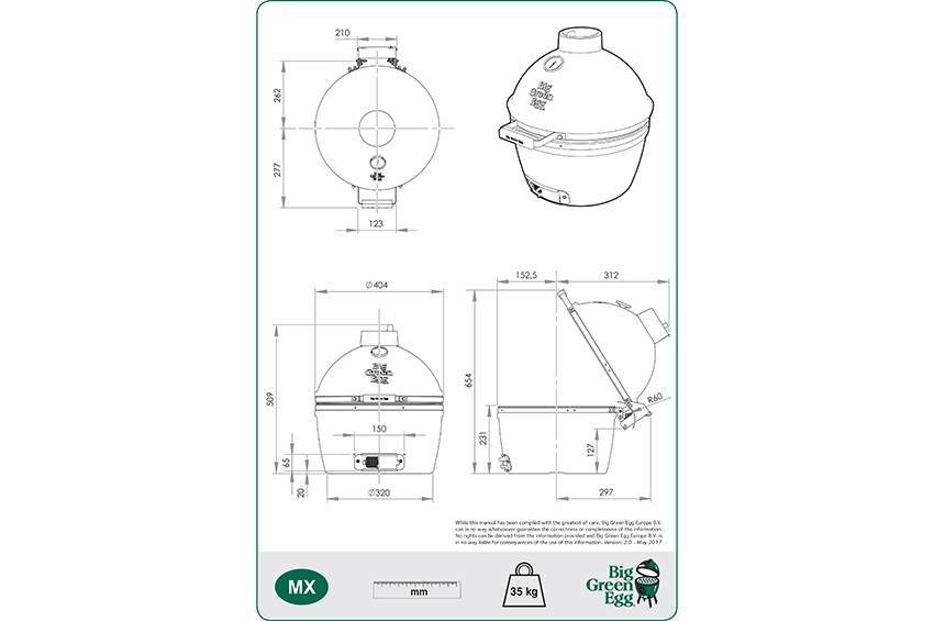 BIG GREEN EGG MINIMAX BUNDEL