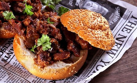 Gestoofde gelaagde Iberico procureur