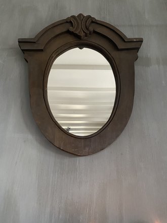 Aura Peeperkorn Spiegel oud hout Aura Peeperkorn Spiegel oud hout