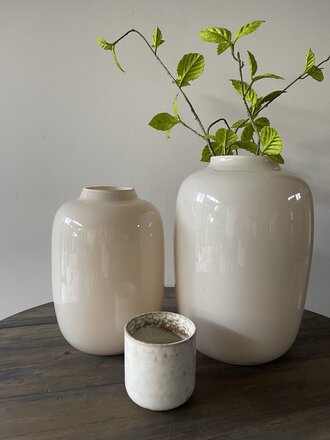 MW living Vaas Artic ivory mt.S