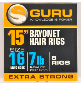 Guru Guru Ready Rigs 15" Bayonet Hair Rig