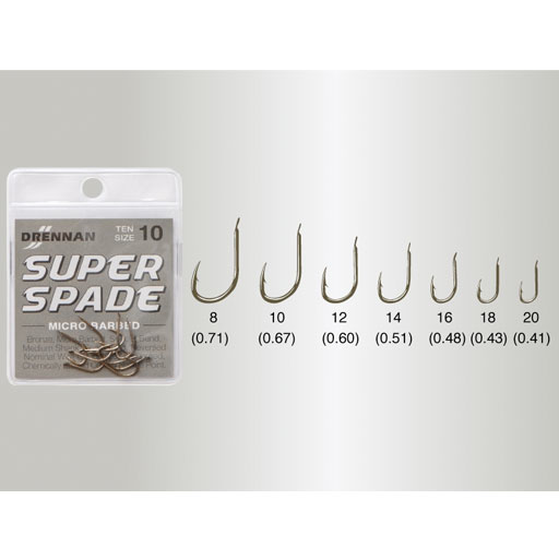 Drennan Drennan Super Spade Micro Barbed Hooks