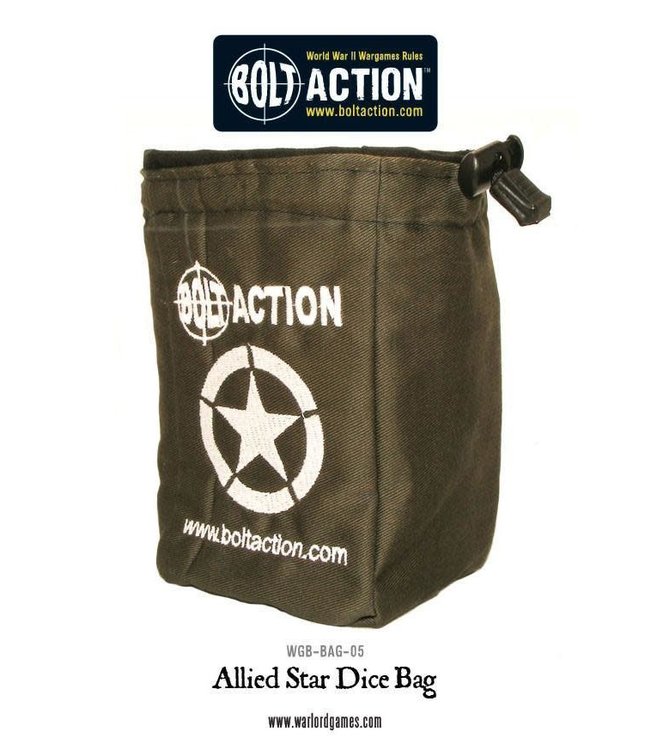 Bolt Action Allied Star Dice Bag