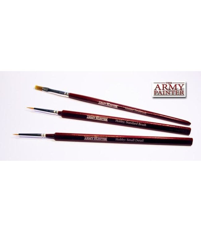 The Army Painter Hobby Brush Set - Standard, Small Detail, Drybrush